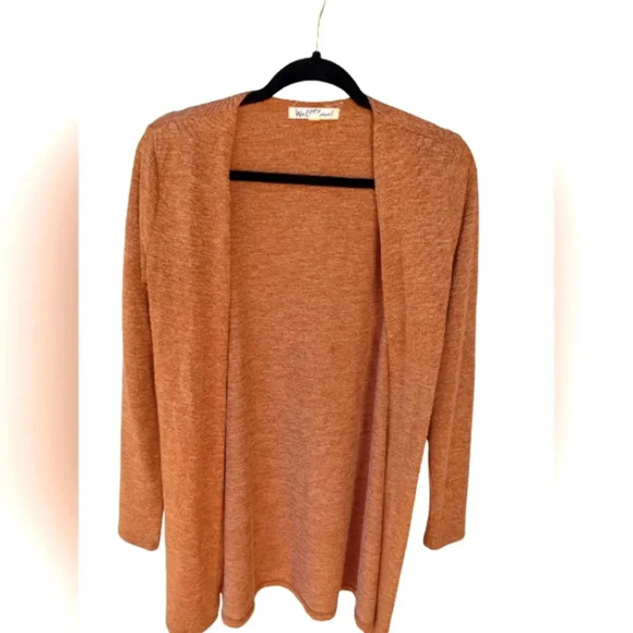4/$15 Wallflower Burnt Orange Open Cardigan Size Medium - Picture 1 of 6